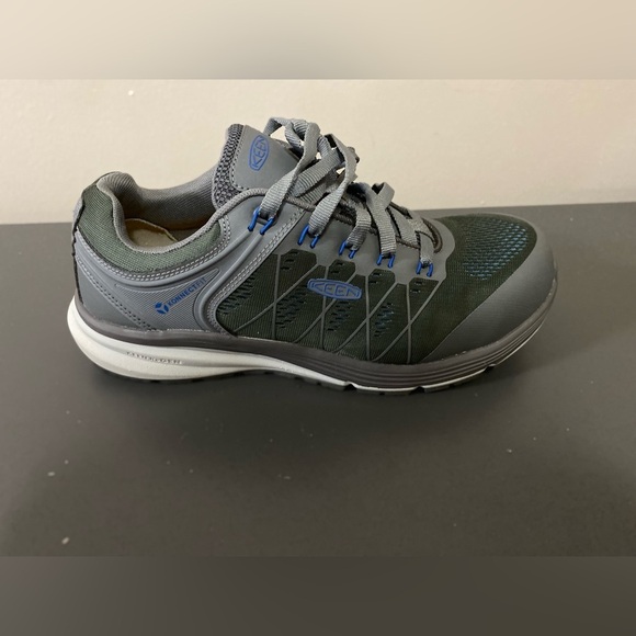 KEEN Utility Steel Toe Vista Work Safety Sneakers Shoe 9EE 9 Gray And black - Picture 12 of 15